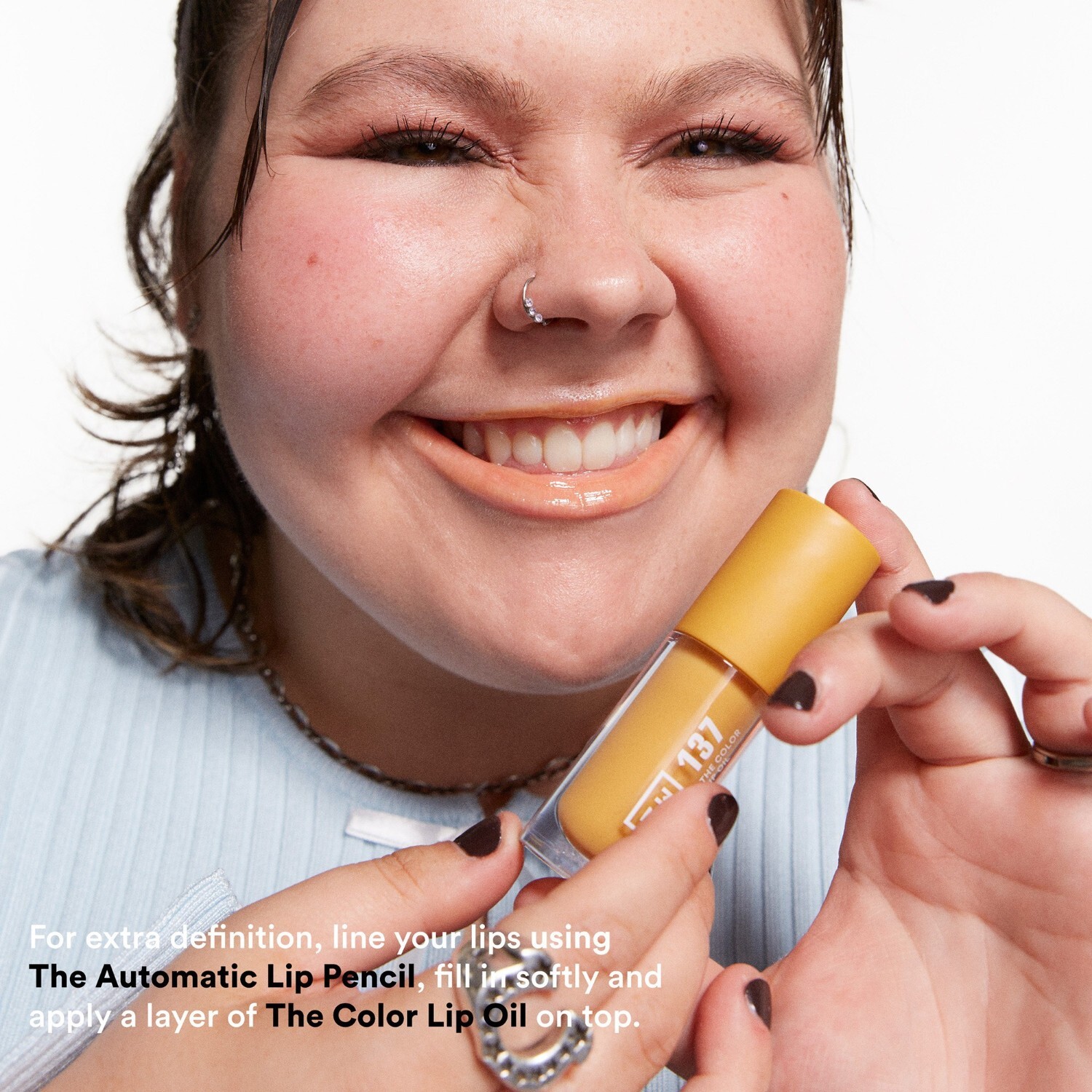 Бальзам для губ 3INA — Масло для губ the color lip oil , - 137 yellow, объем, 4 мл — фото 4