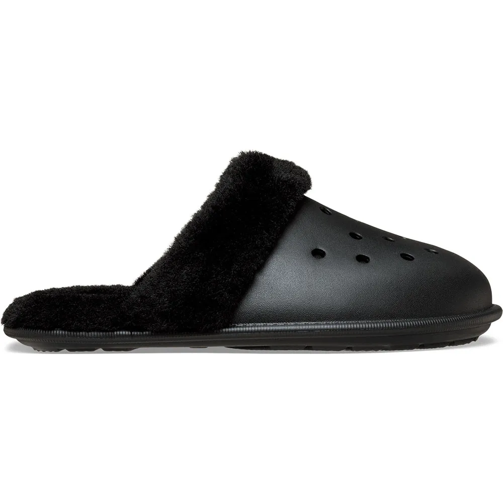 

Сандалии Crocs Classic Fuzz Scuff, черный