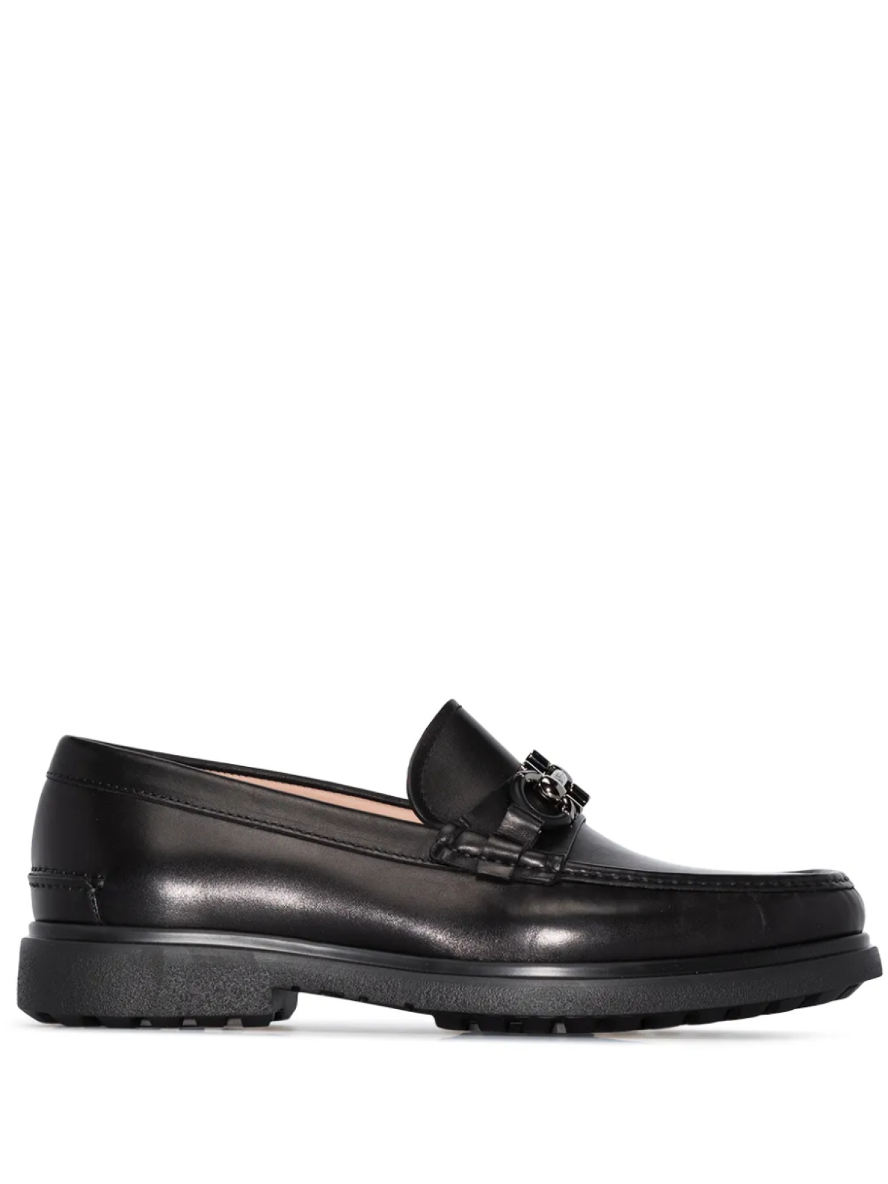 

Ferragamo лоферы Ready с декором Gancini, черный