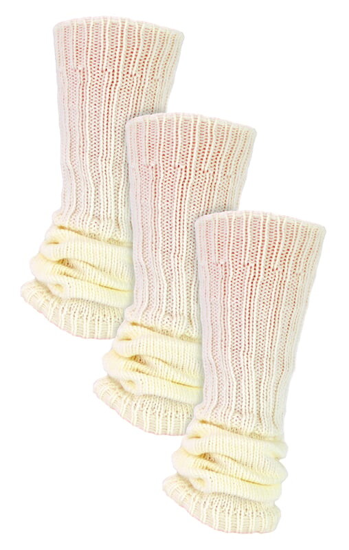 

3 пары женских гетр в упаковке Sock Snob, бежевый