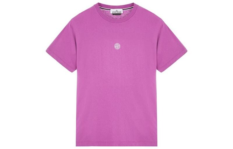 

Футболка унисекс фуксия Stone Island, фуксия