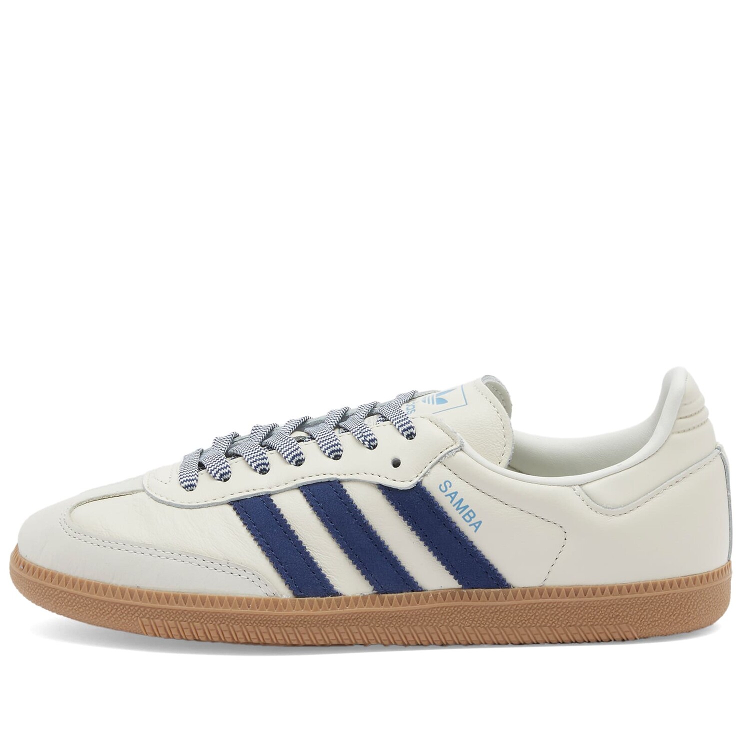 

Кроссовки Adidas Samba Og W, цвет Off White, Dark Blue & Clear Sky