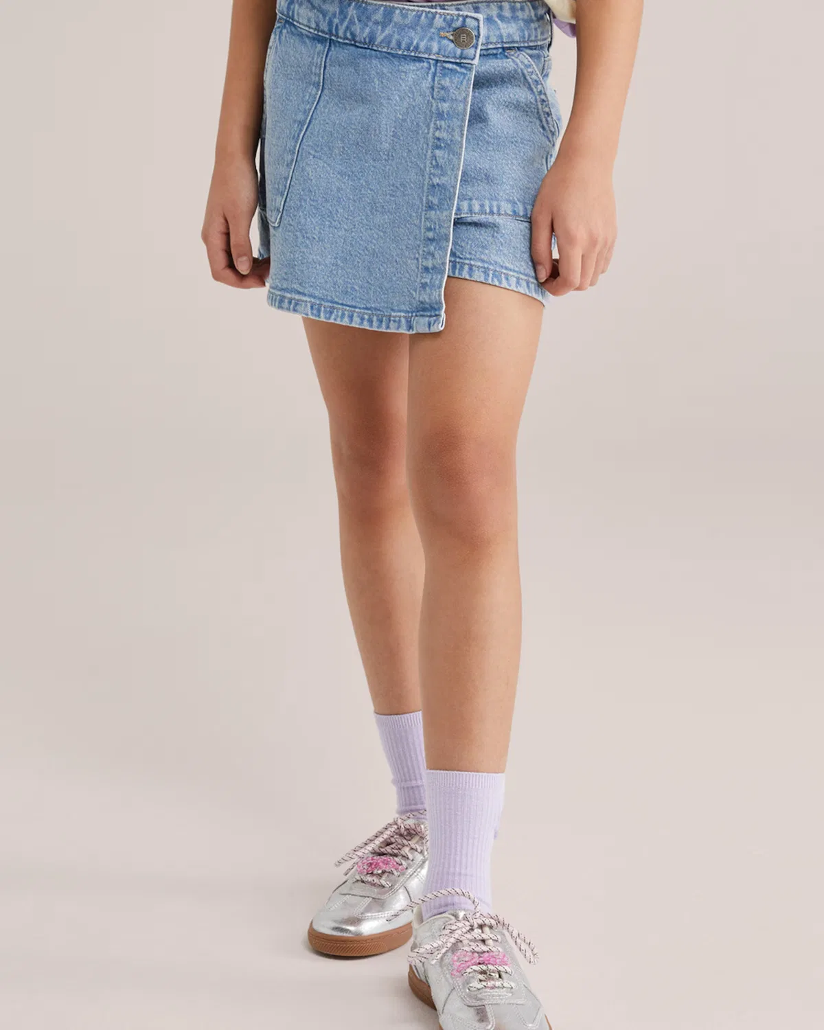 Обычные брюки We Fashion, Blue Denim — фото 3