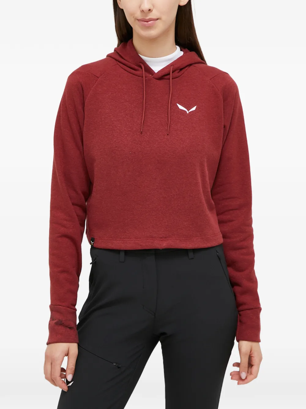 

Худи с логотипом Salewa, красный