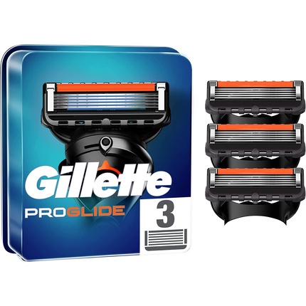 

Лезвия для мужской бритвы ProGlide Power с 5 антифрикционными лезвиями, 3 сменными кассетами Gillette