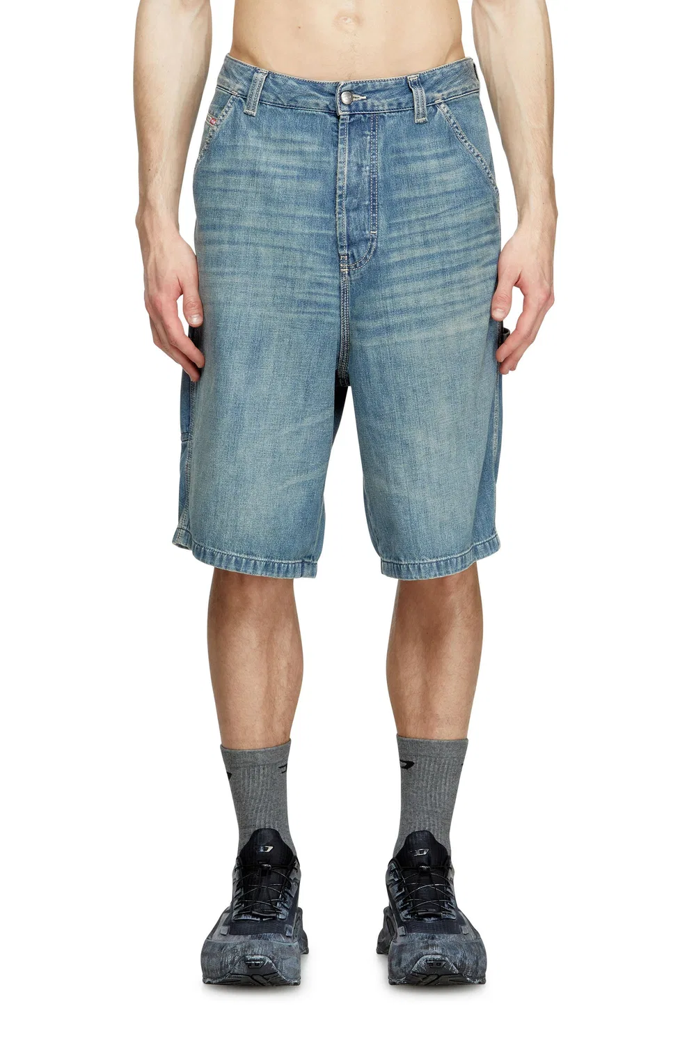 Мужские джинсовые шорты D-LIVERY-W-SHORT Diesel, Indigo Blue