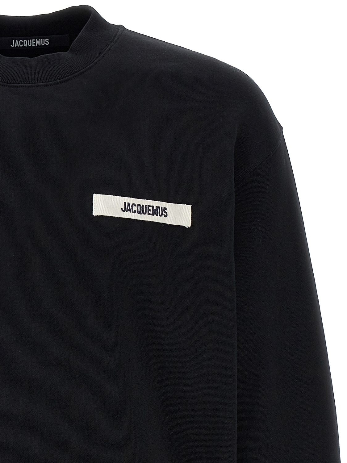 Свитшот "Le Sweatshirt Gros Grain" JACQUEMUS, черный — фото 3