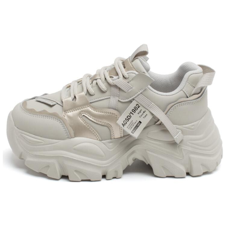 

Кроссовки AGSDON Chunky Sneakers Women's Low-top, серый