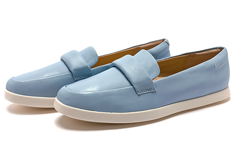 Женская повседневная обувь женская синяя Clarks — фото 3