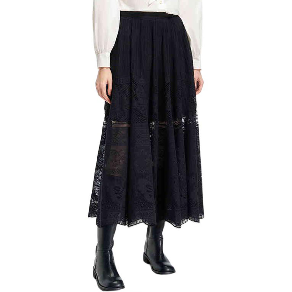 

KARL LAGERFELD / Karl Lagerfeld Jeans Karl Lagerfeld SS25 Повседневная длинная юбка Women's Black