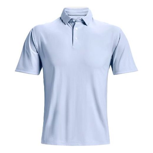 

Футболка men's luxe casual breathable golf sports short sleeve polo shirt blue Under Armour, синий