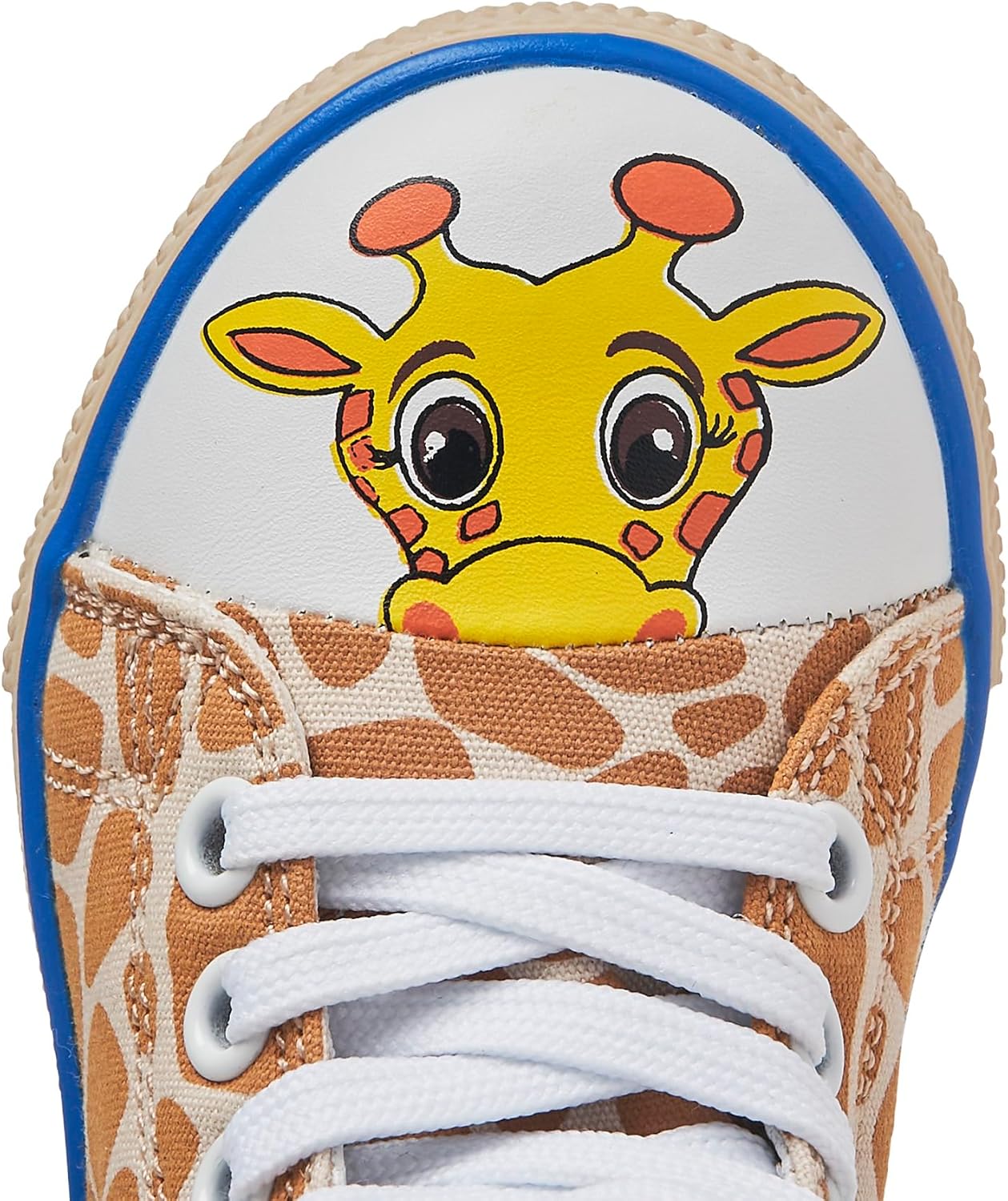 Детская обувь ZuZoo с животными, высокие кеды из ткани, Angelina the Giraffe — фото 2