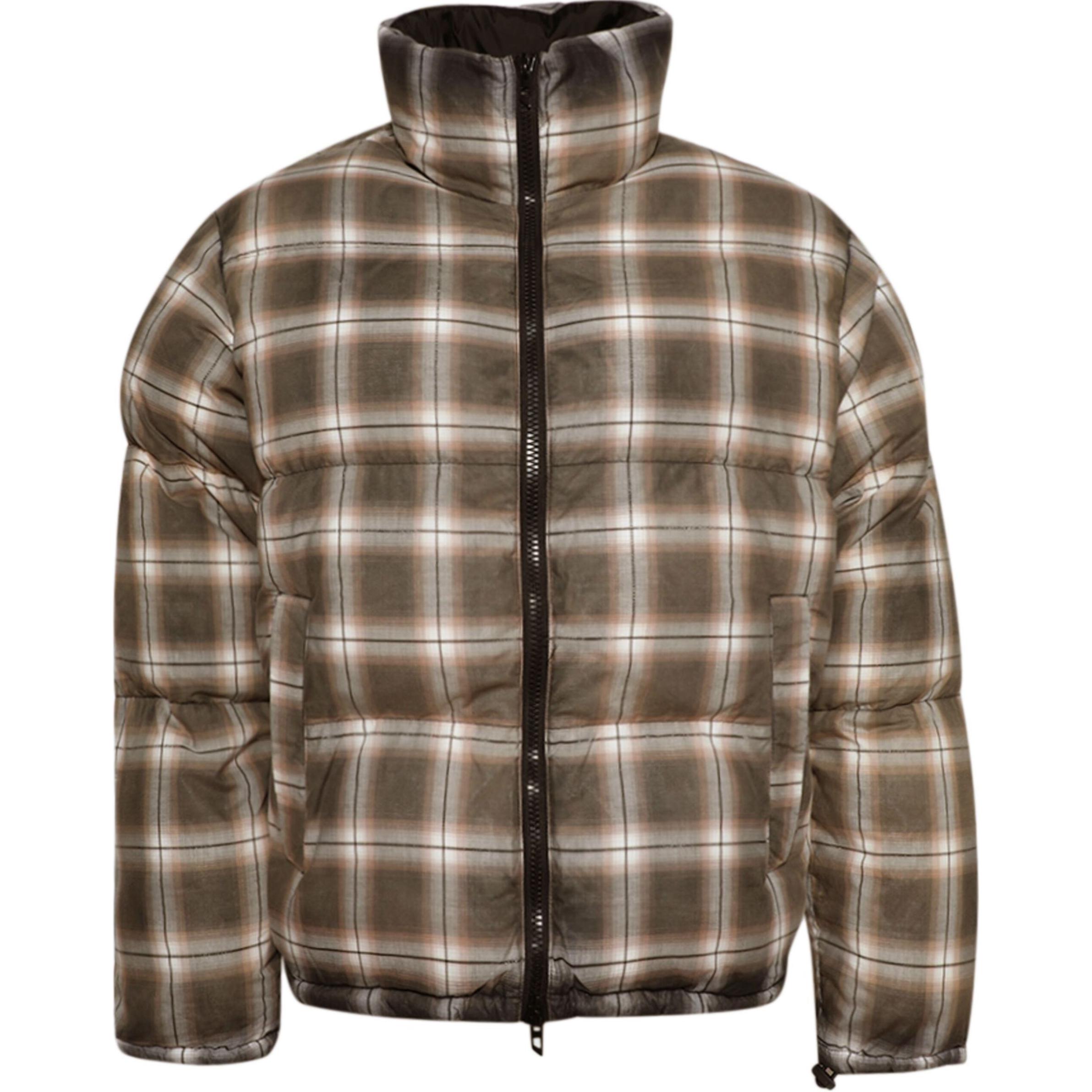 

Куртка с клетчатым принтом DIESEL, коричневый