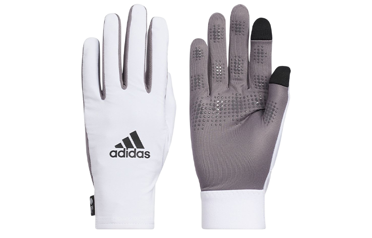 

Унисекс белые перчатки из полиэстера Adidas