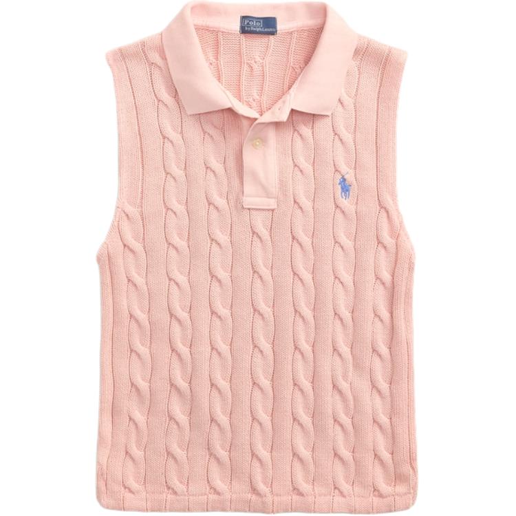 

SS25 Polo Shirt Women's Pink Sand Polo Ralph Lauren, розовый