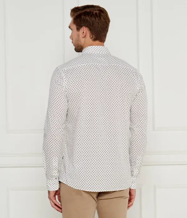C-Roan-Kent-C1-243 Рубашка slim fit Boss, белый — фото 3