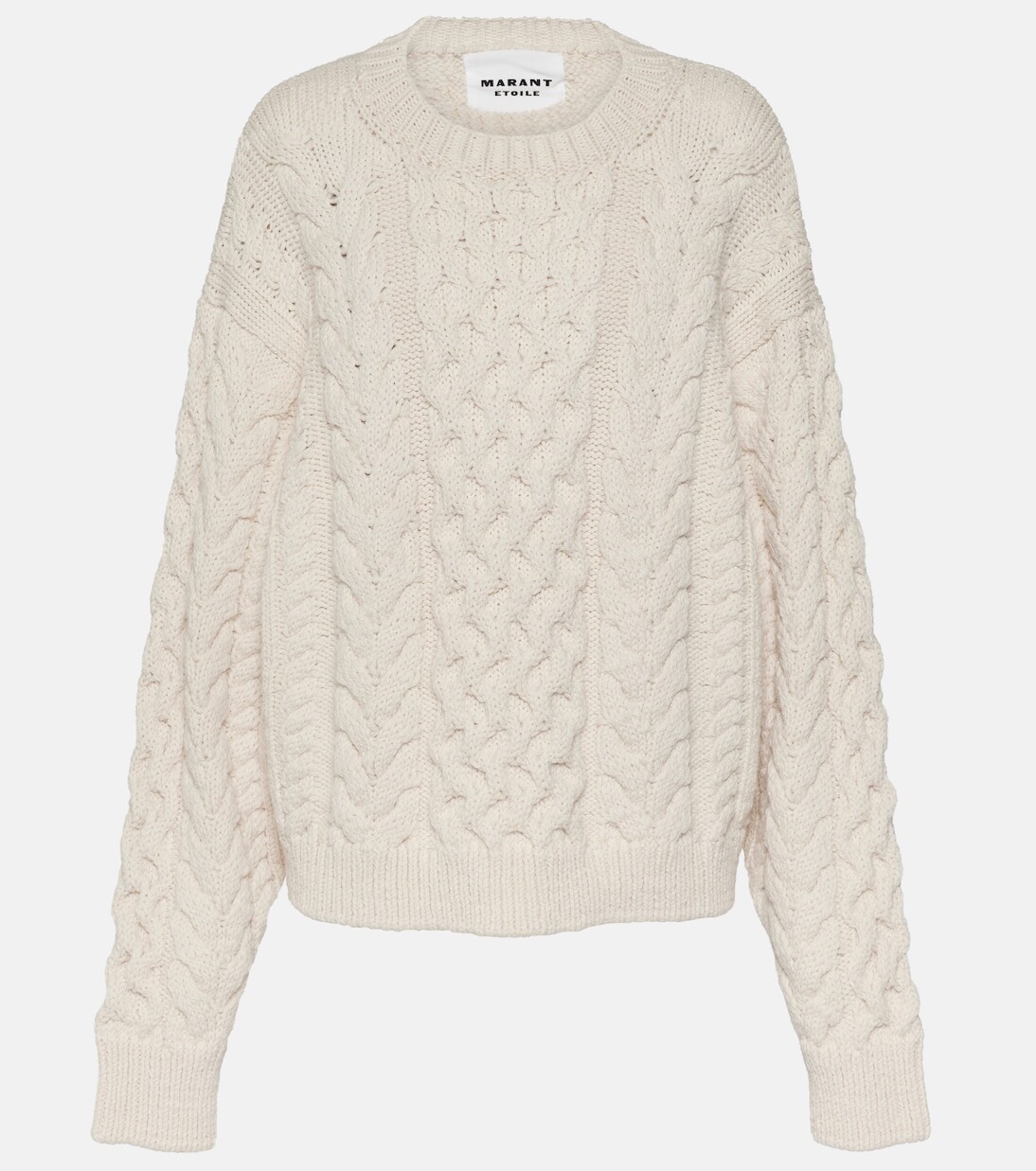 

Свитер jake косой вязки Marant Etoile, белый