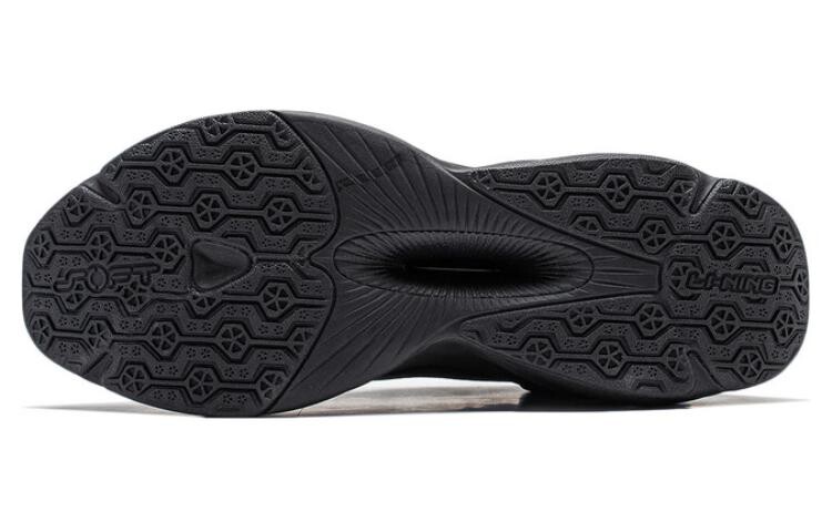 Кроссовки LINING Soft Lifestyle Shoes Men Low-top Black, черный — фото 4