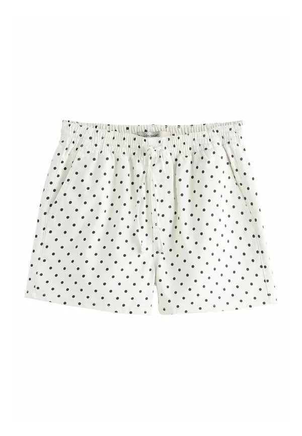 Мини-Шорты на шнуровке, стандартного кроя Next, White Black Polka Dot — фото 3
