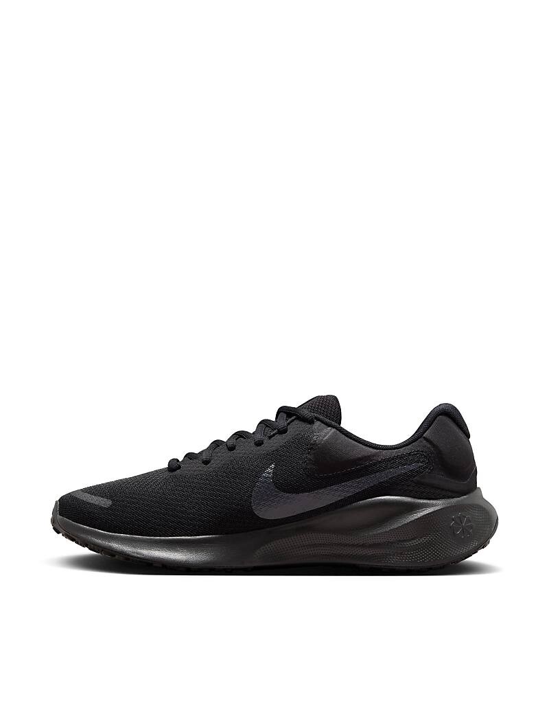 

Nike Running – Revolution 7 – Черная спортивная обувь, Черный, Nike Running – Revolution 7 – Черная спортивная обувь