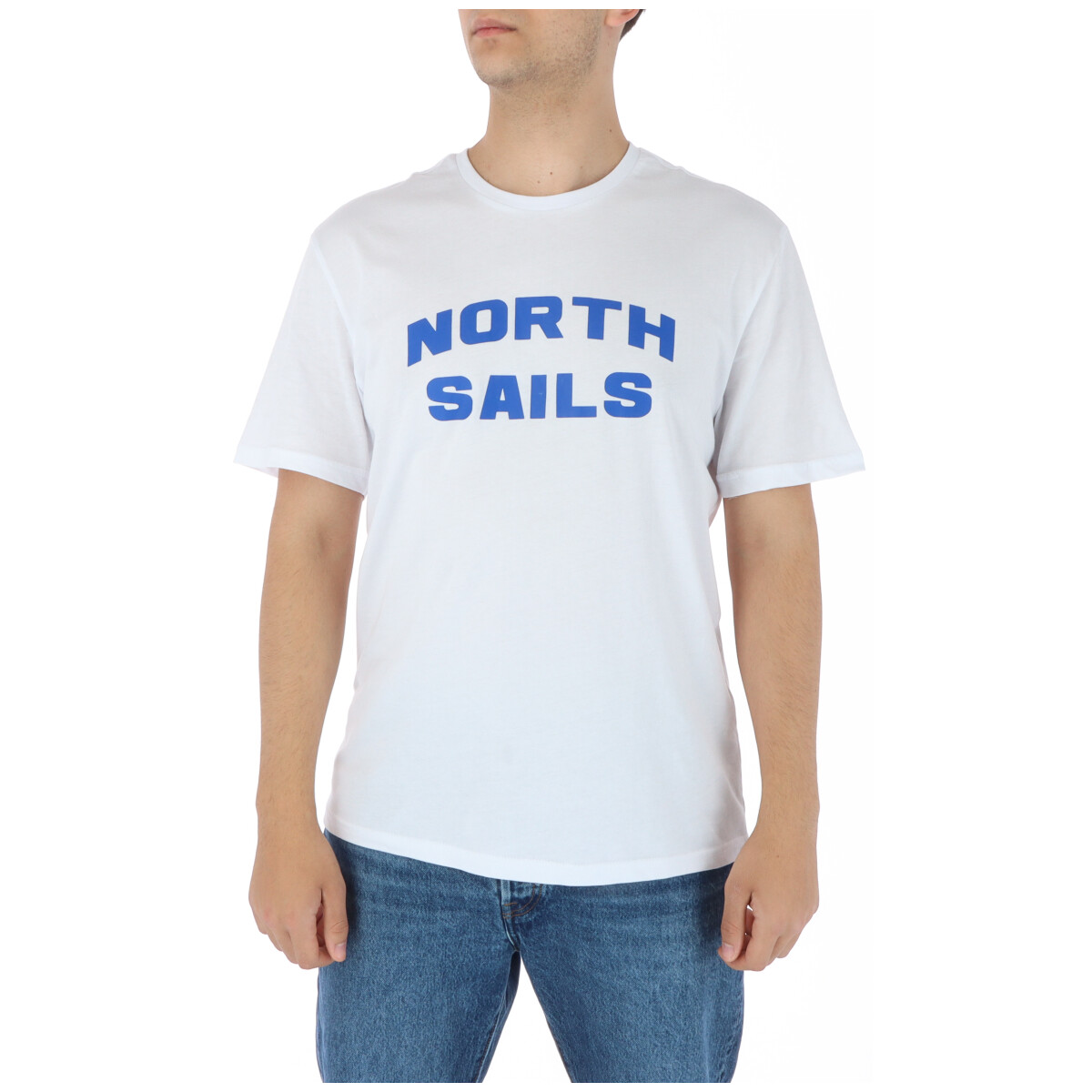 

Футболка мужская North Sails с фирменным принтом, белый