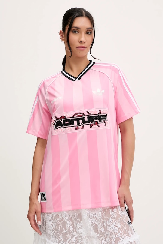 

Футболка джерси Adidas Originals, розовый
