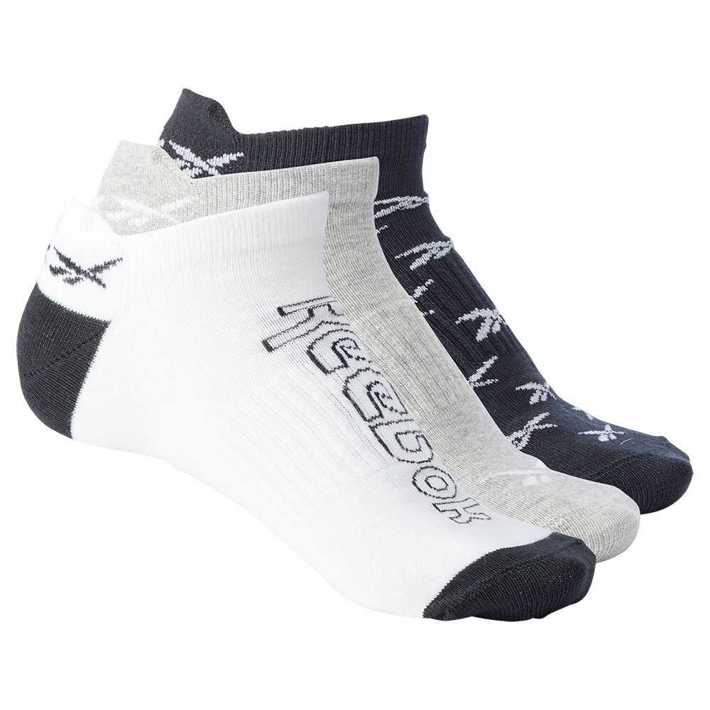

Носки Reebok Found Invisible 3 шт, разноцветный