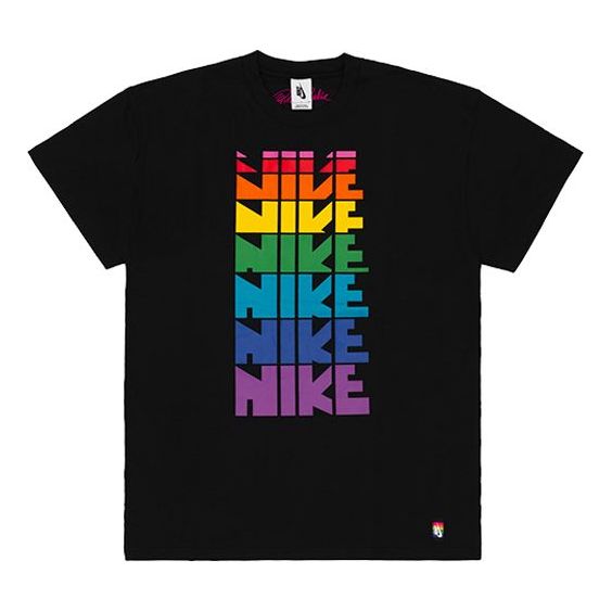 

Футболка m nrg ss tee be true round neck short sleeve black Nike, черный