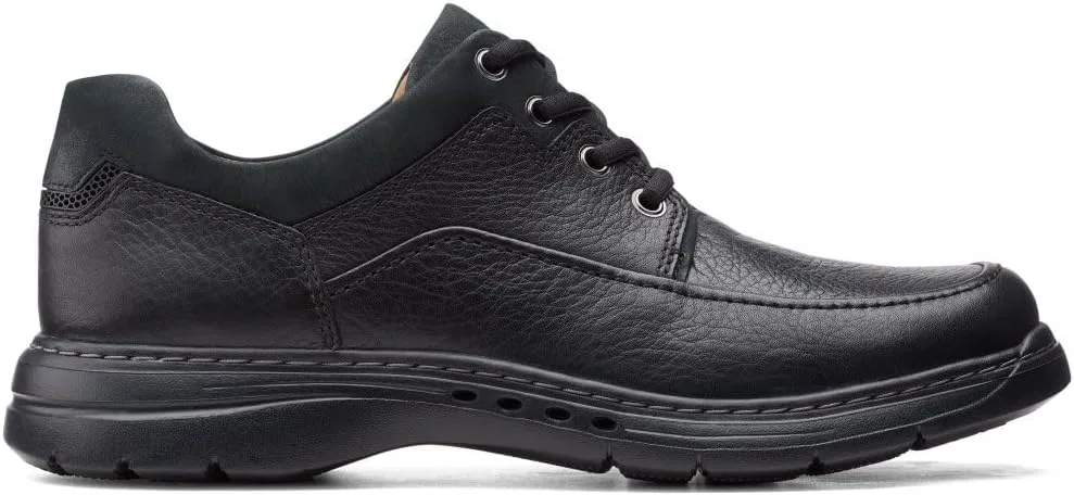 Высококачественные мужские ботинки Clarks Un Brawley, черный — фото 2