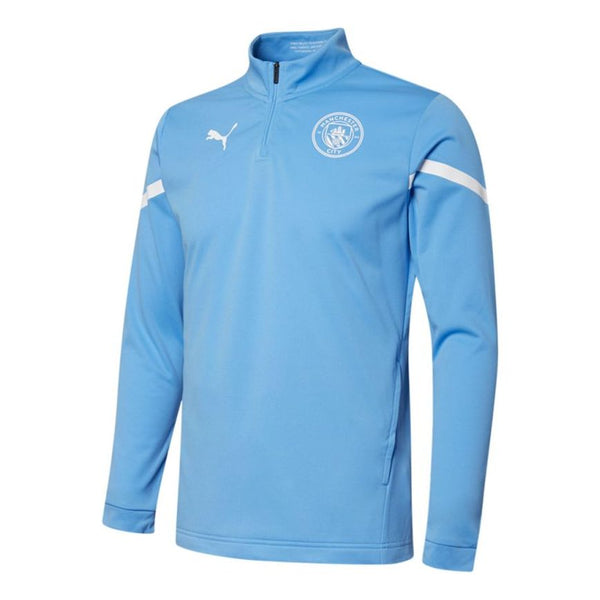 

Толстовка football club logo half zipper sports blue Puma, синий