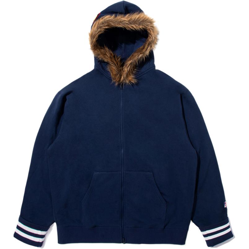 

Мужская толстовка Kazuki Kuraishi Collaboration FW25 из коллаборации с Kazuki Kuraishi A Bathing Ape, синий