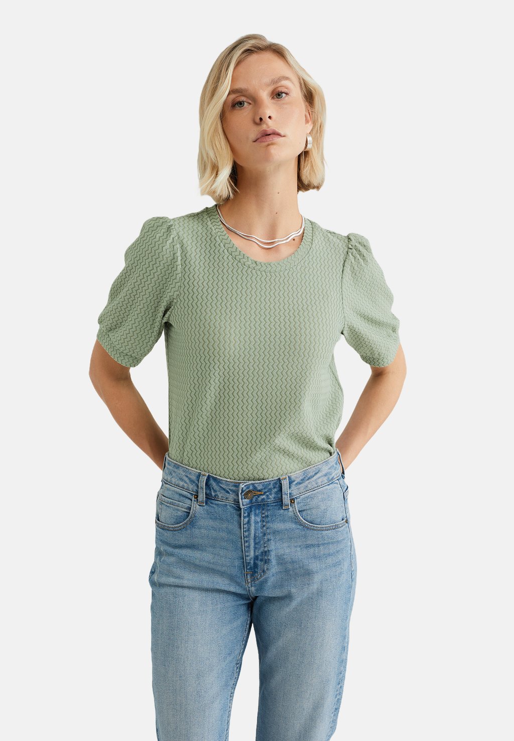 

Блуза WE Fashion, цвет Pastel Green