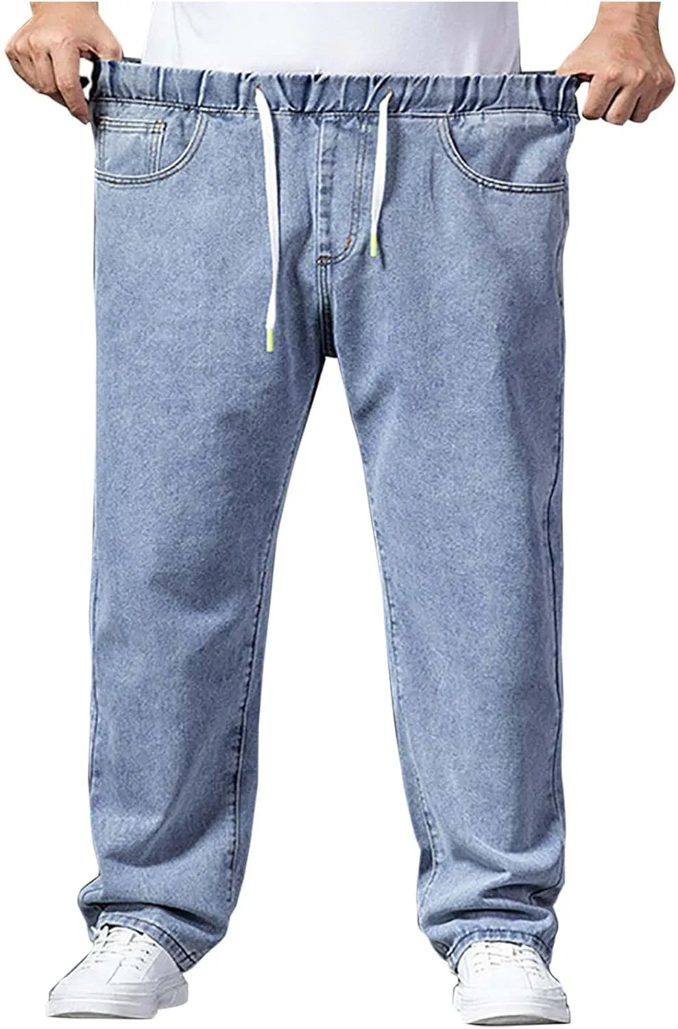 Джинсы свободные Baggy Wide Leg, синие