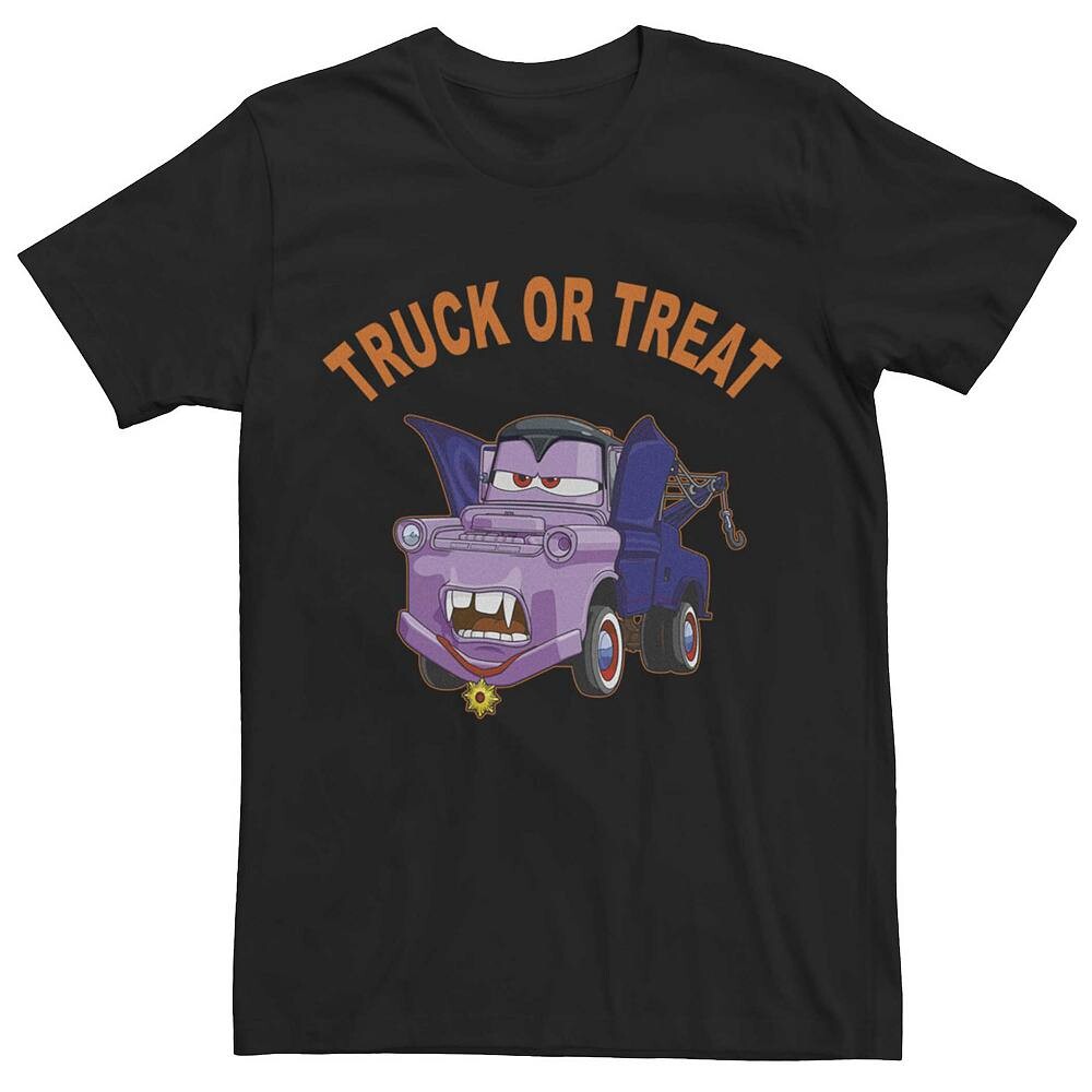 

Мужская футболка Cars Mater Truck-Or-Treat Licensed Character, черный