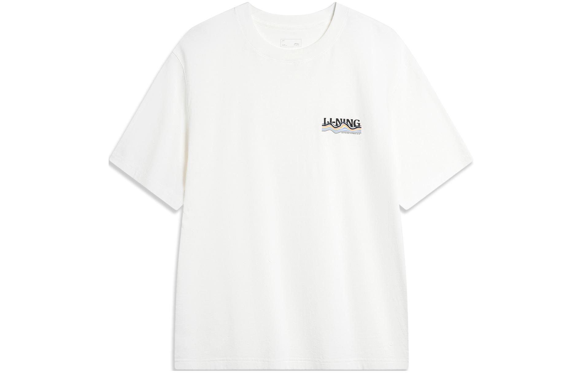 

Футболка спортивная LiNing Sports Trend Series мужская цвета слоновой кости