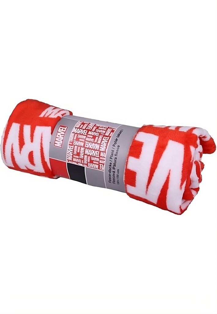 

Marvel - Флисовое одеяло Supersoft - красный/белый - 130x150 см