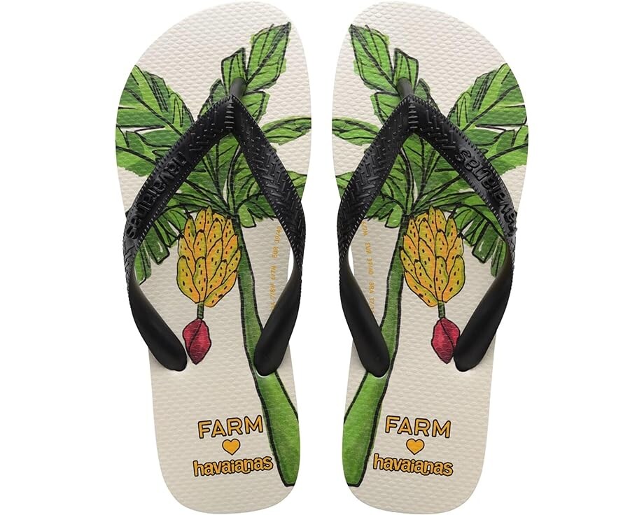 Сандалии Havaianas Farm Banana Tree Flip-Flop, черный