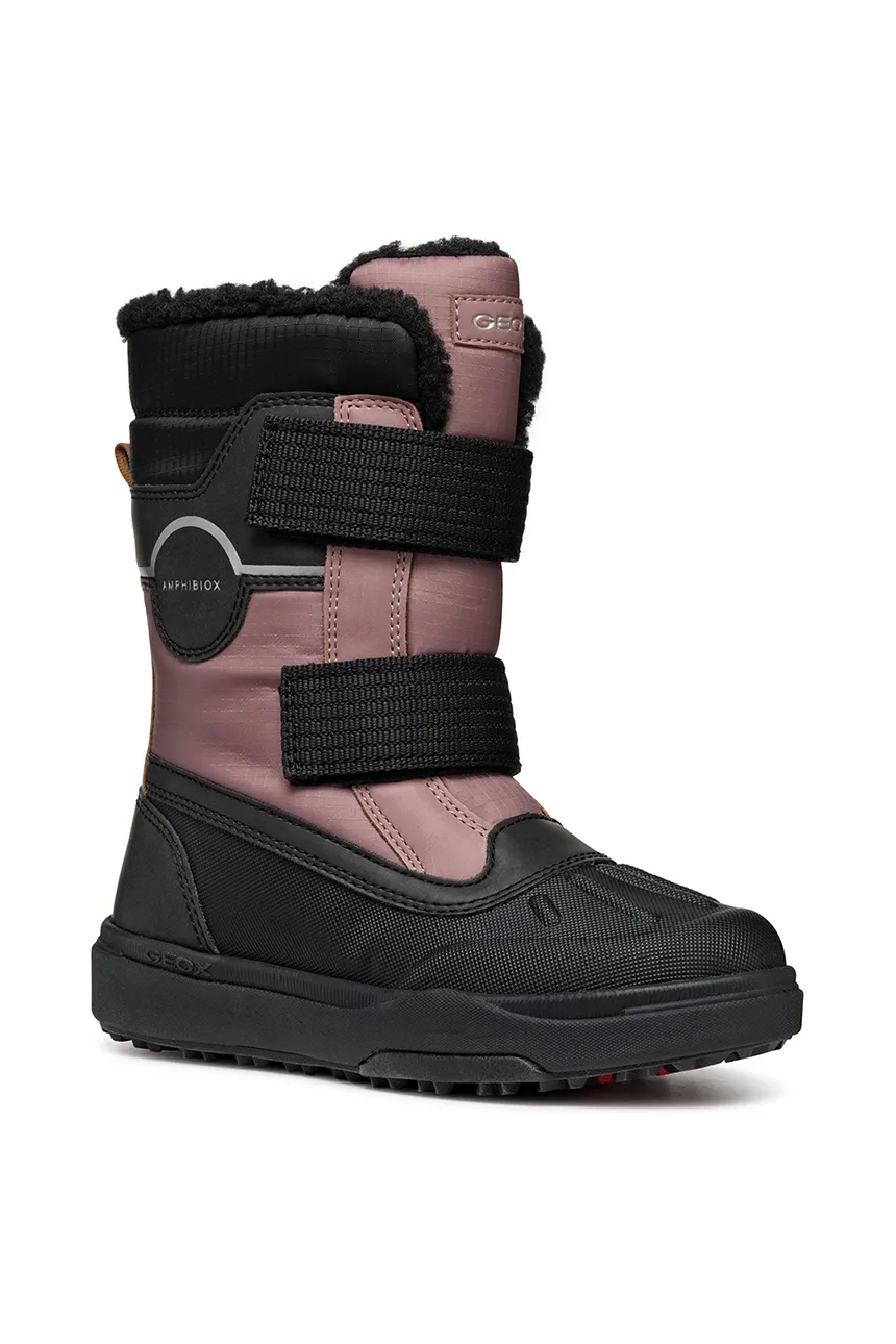 

JUNSHEE PG Детские зимние ботинки Geox, розовый