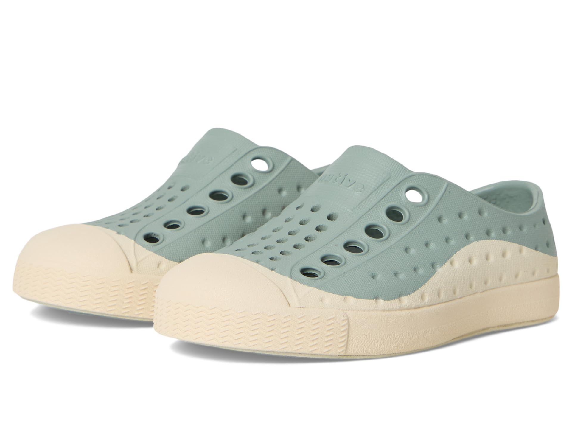 

Кроссовки Native Shoes Kids Jefferson Roam, цвет Relax Green/Bone White