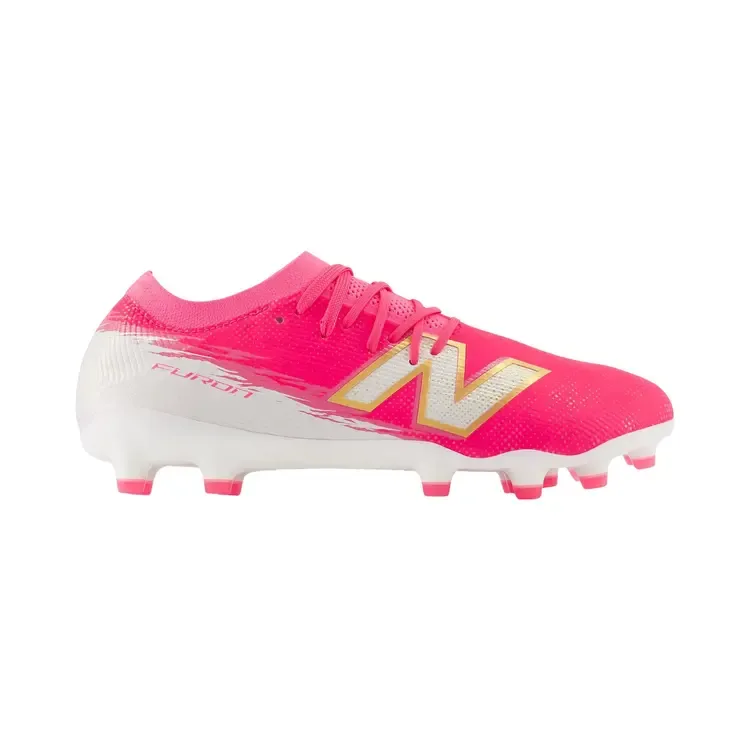 Кроссовки New Balance Furon Elite MG V8 'Pink Heat Sea Salt Gold Metallic'