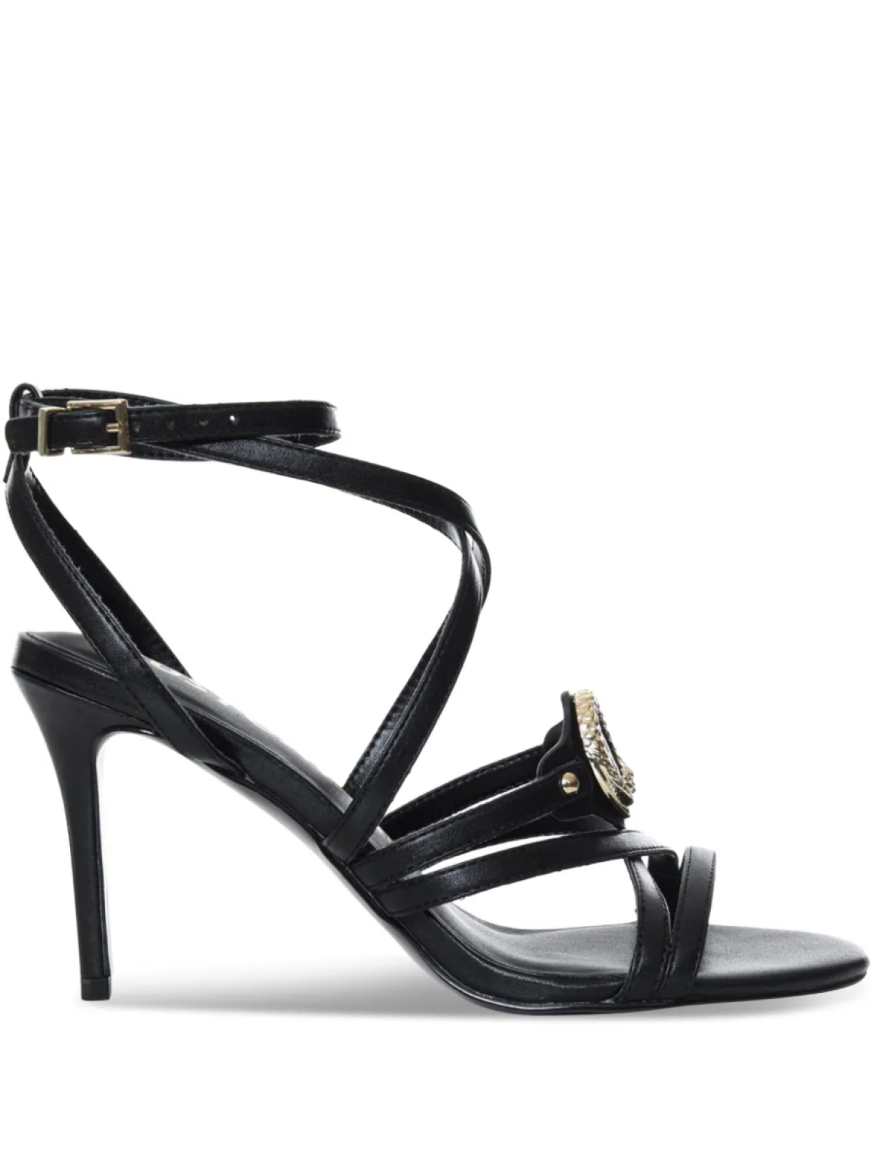 Сандалии Ivy 85 мм Just Cavalli, черный
