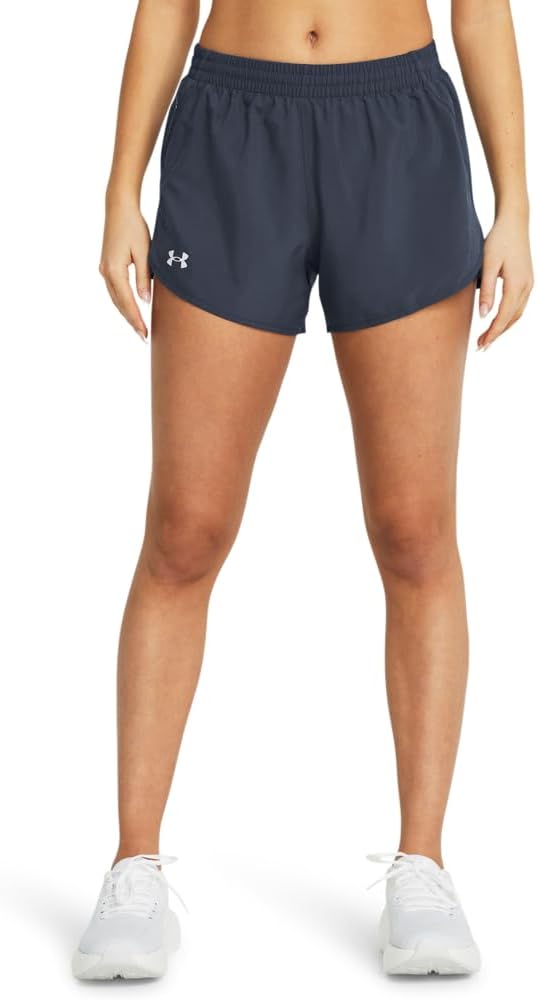 

Женские шорты Under Armour Fly by, (044) Downpour Gray/Downpour Gray/Reflective