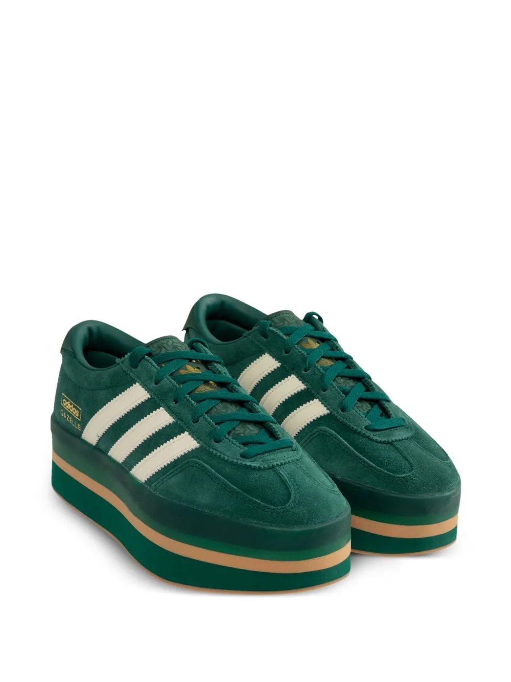 Кроссовки Gazelle Stack Adidas, зеленый — фото 2