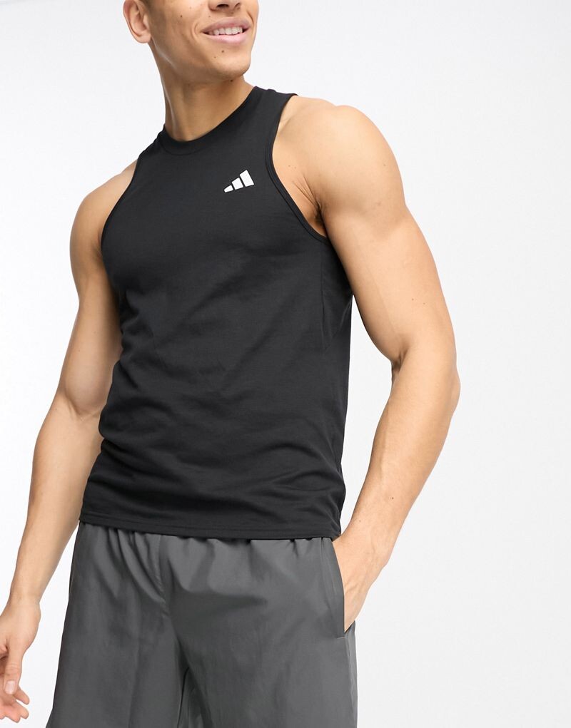 

Черная футболка без рукавов adidas Training Essentials Feelready adidas