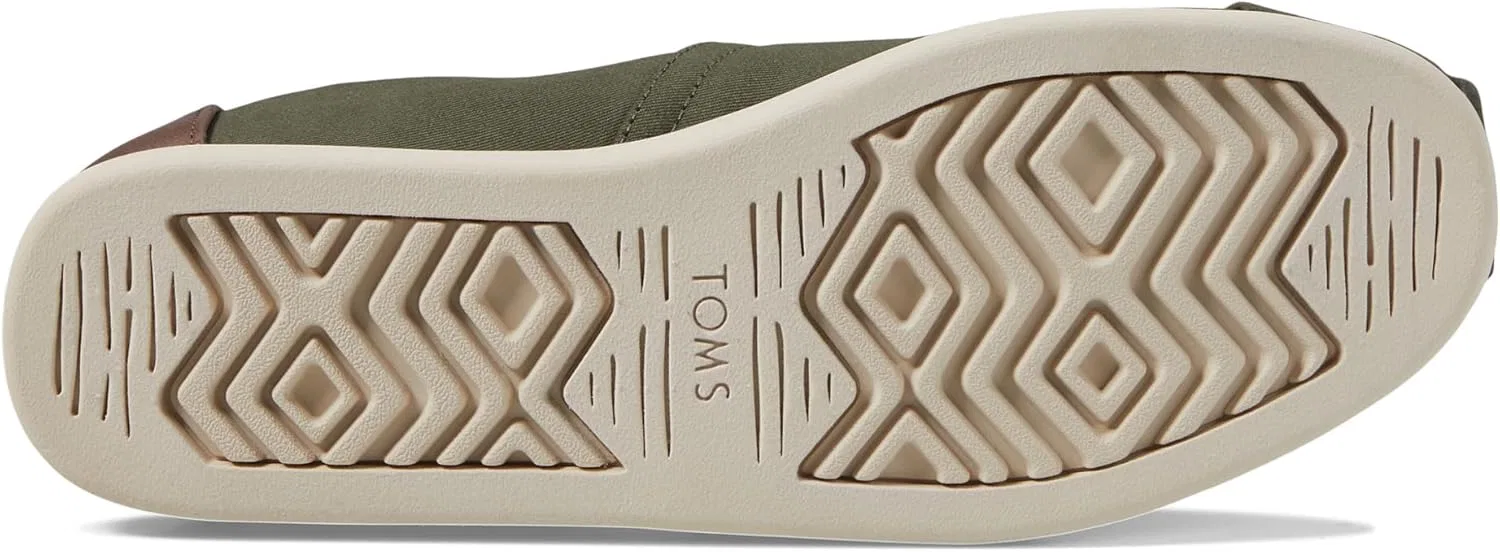 TOMS Herren Alpargata_Кроссовки Dark Sage, Dark Sage Brushed Twill Tan Synthetic — фото 3