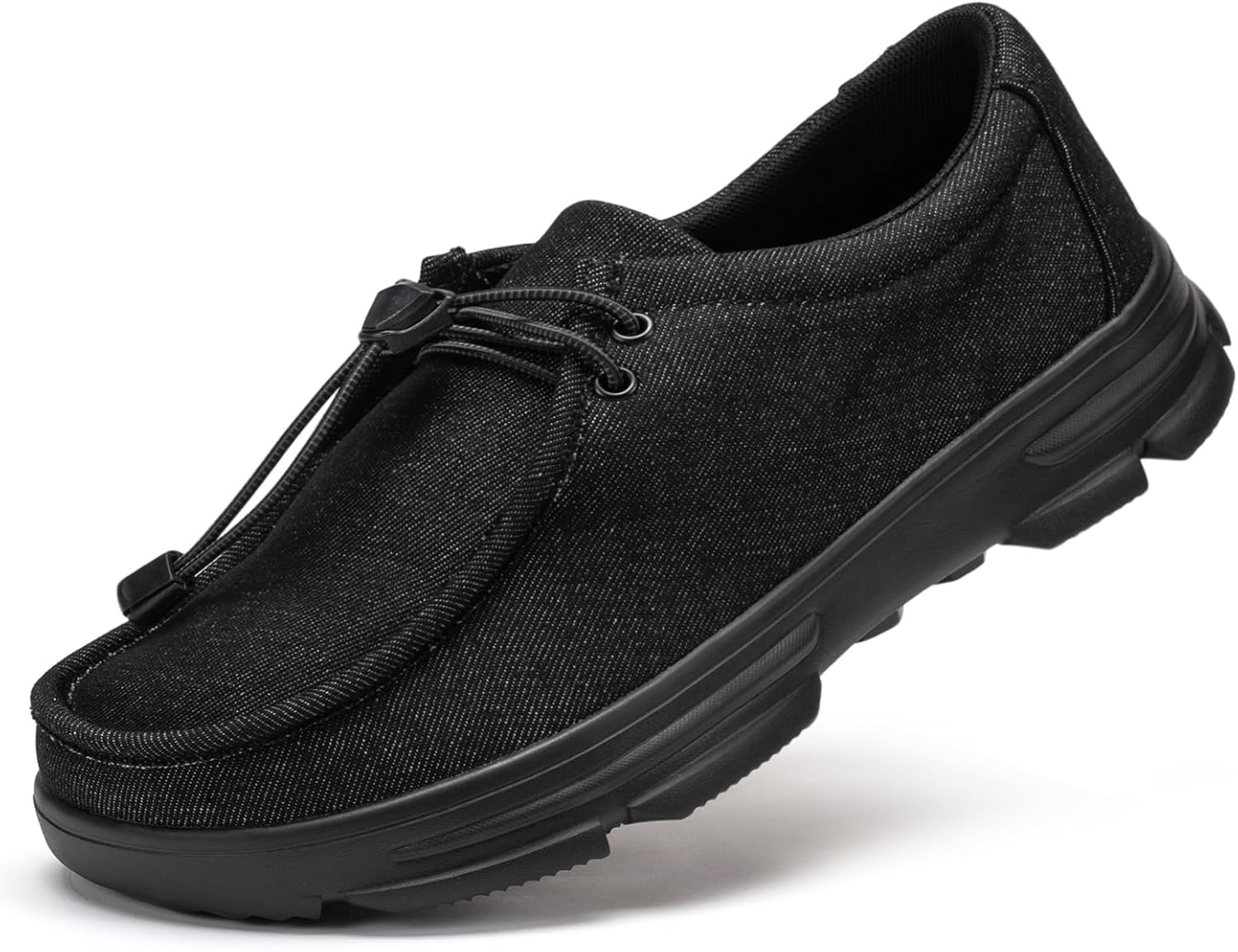 

Мужские повседневные лоферы с широкой посадкой, слипоны, удобные и дышащие, с подошвой с поддержкой свода стопы Teohrw, черный