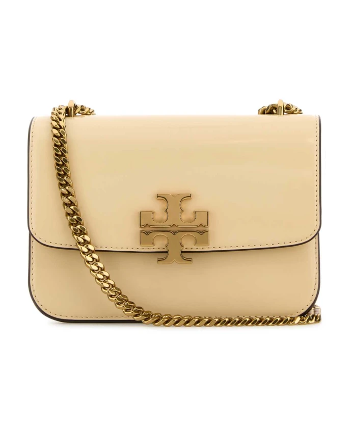 

Сумка через плечо Eleanor из кремовой кожи Tory Burch, бежевый