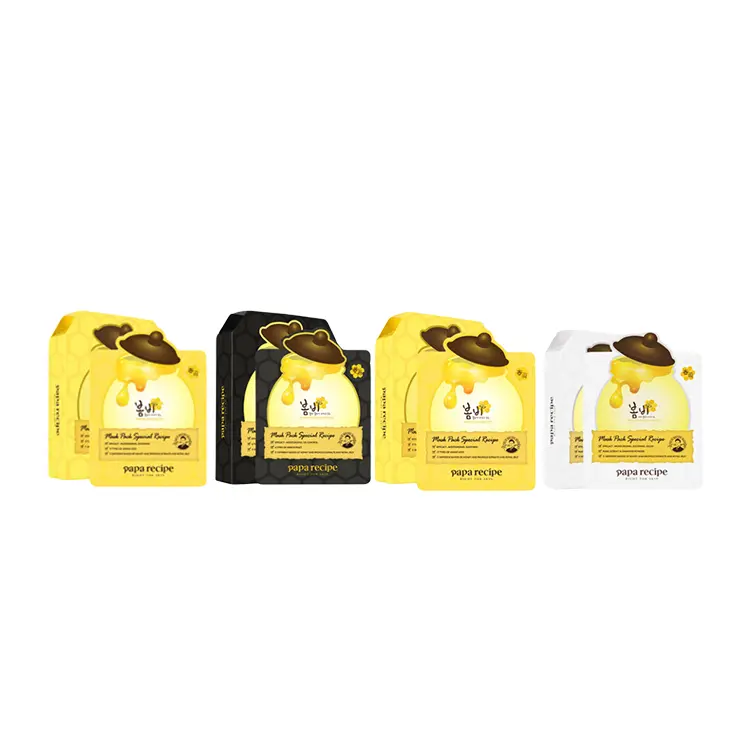 

Papa Recipe Желто-бело-черная маски Honeys