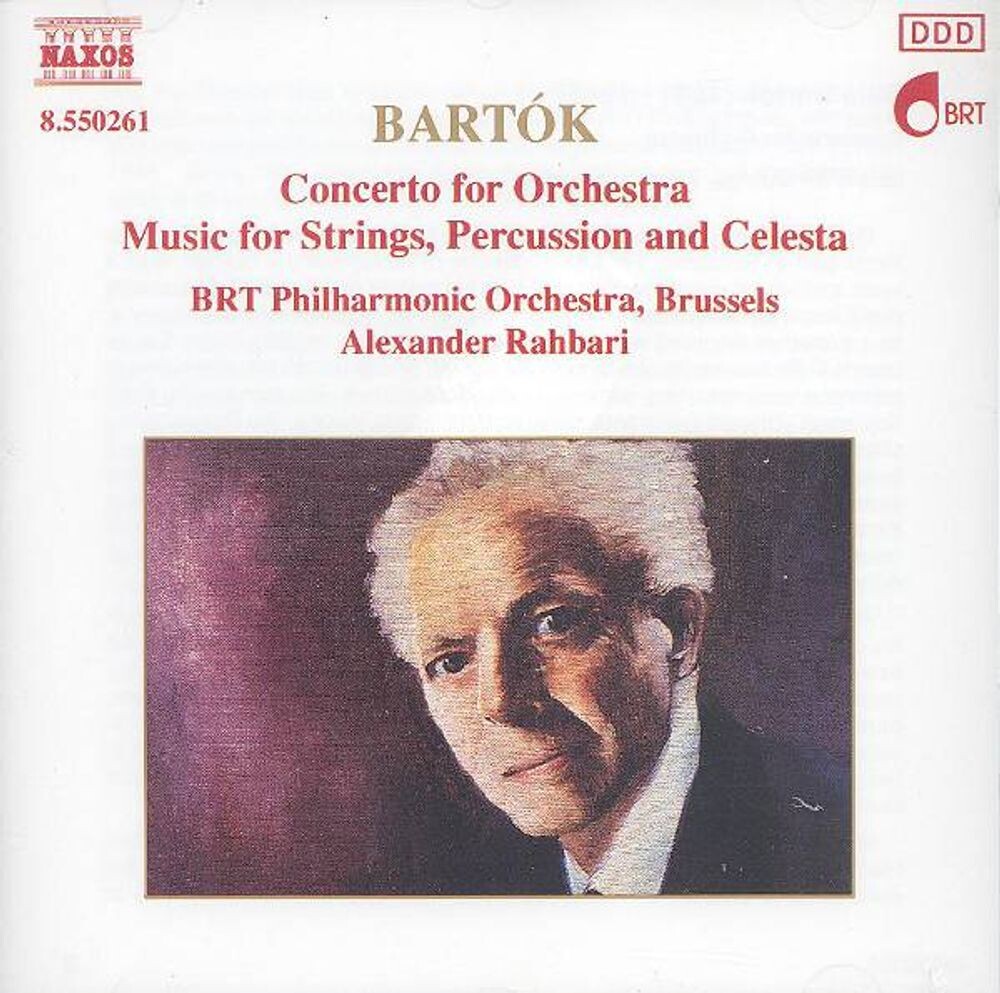 

Диск CD Bartók: Concerto for Orchestra / Music for Strings / Percussion and Celesta [Import] - Béla Bartók, Alexander Rahbari, BRT Philharmonic Orchestra