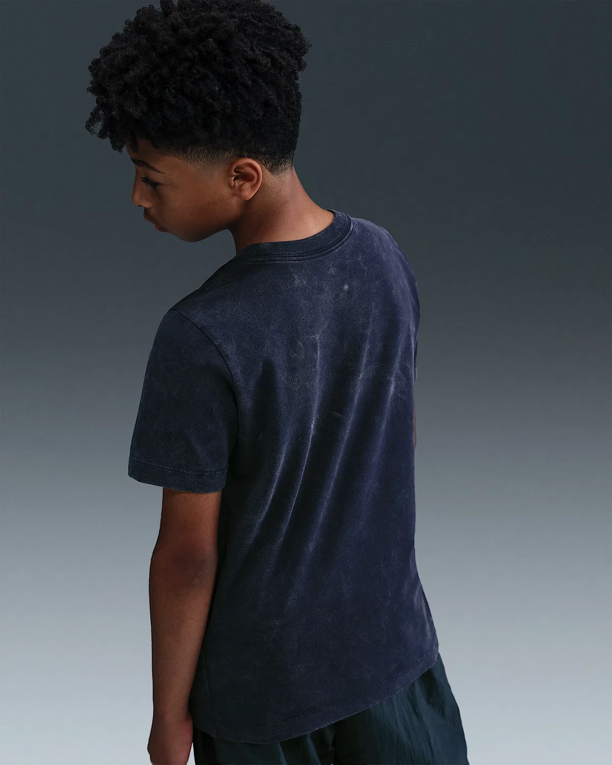 Детская футболка Nike Sportswear, Obsidian — фото 2
